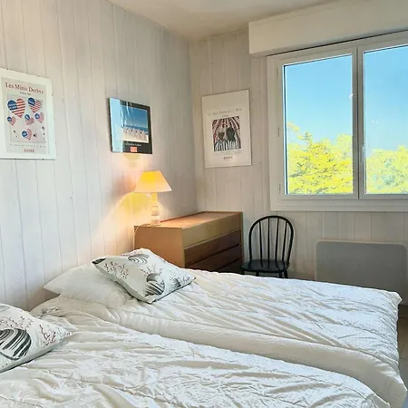 Apartman T3 Face A Avec Terrasse Et Parking Prive, 4 Couchages - Fr-1-245-97 La Baule